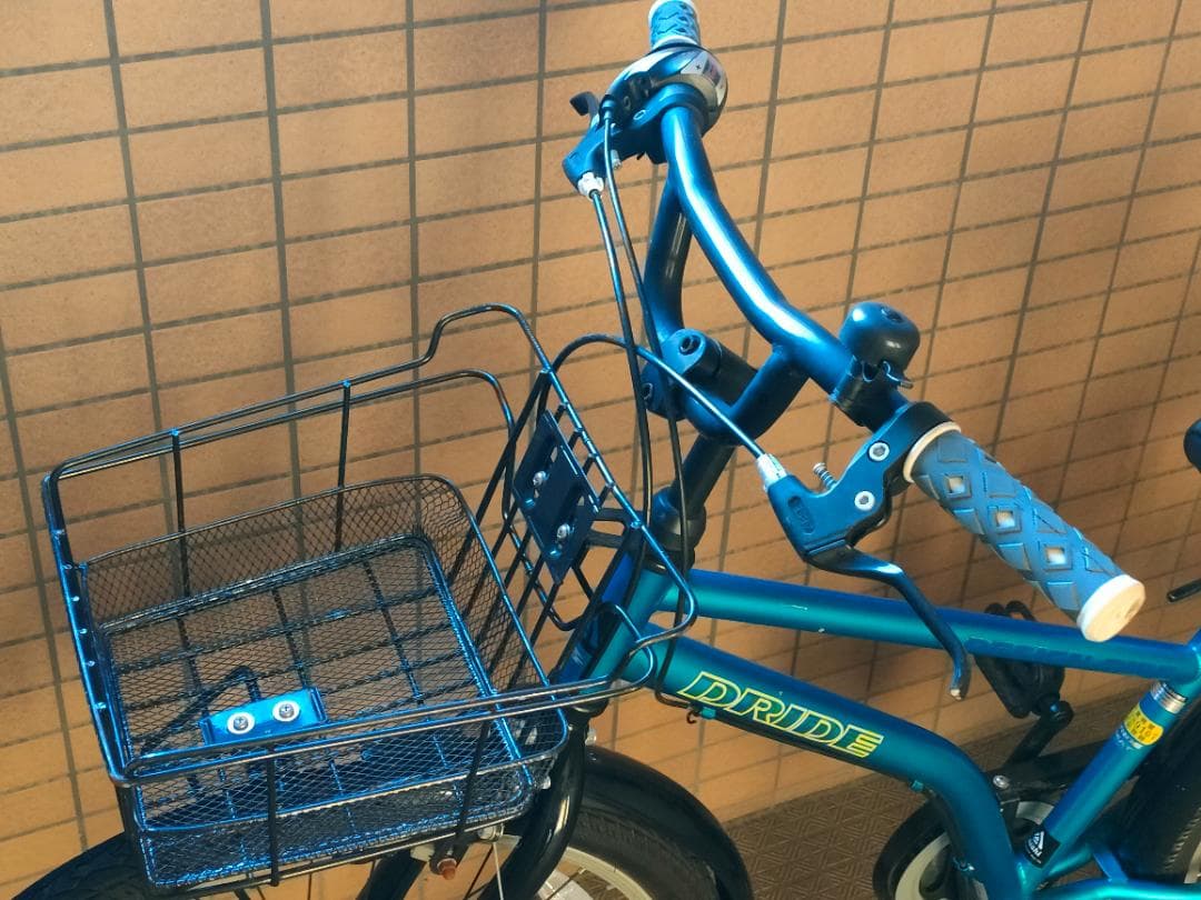 【引取限定/東京都江東区】アサヒ/ドライド 外装6段 青 24インチ