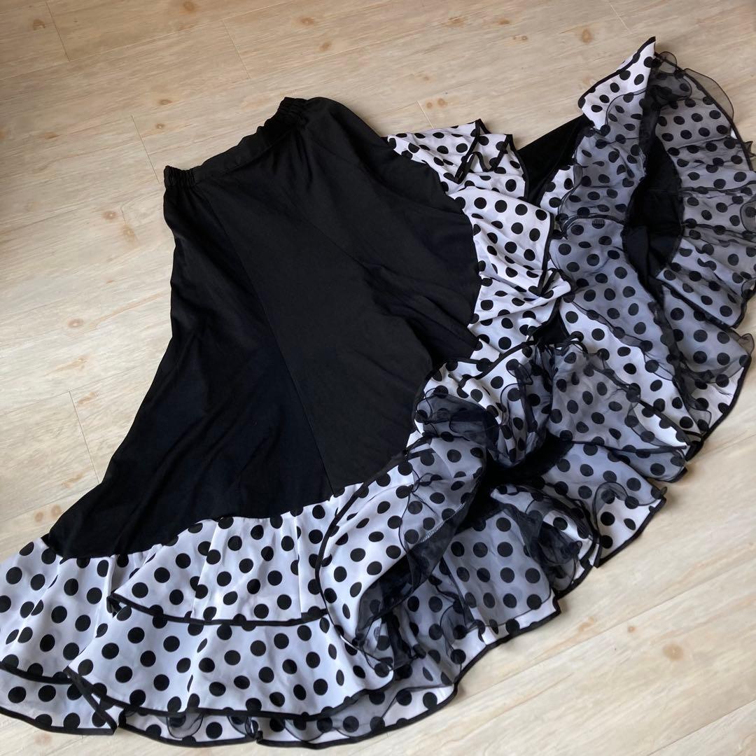 良品 prima boutique 社交ダンス フラメンコ スカート ファルダ