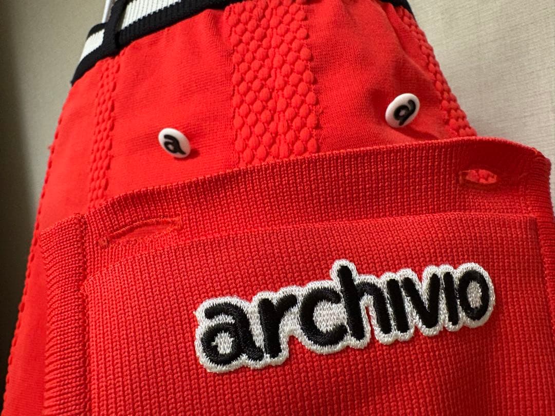 値下げ❣️美品❣️ARCHIVIOアルチビオゴルフスカートポケット付きレッド36