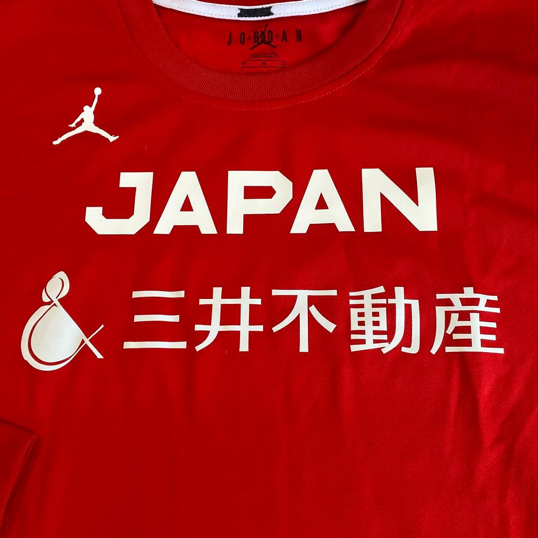 選手支給Jordan 日本代表 赤 長袖 M