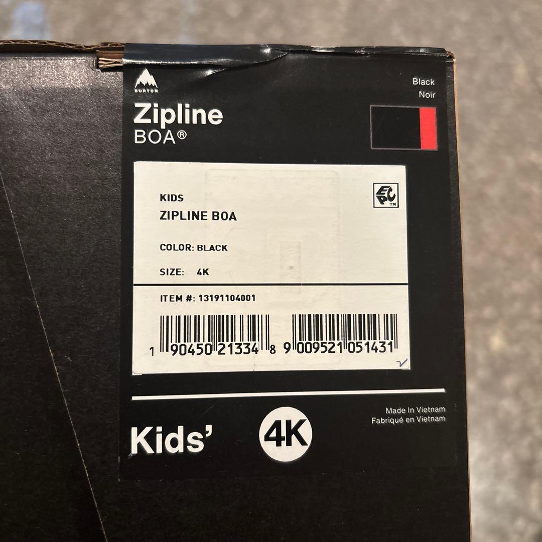 BURTON バートン Kids' Zipline BOA スノーボードブーツ