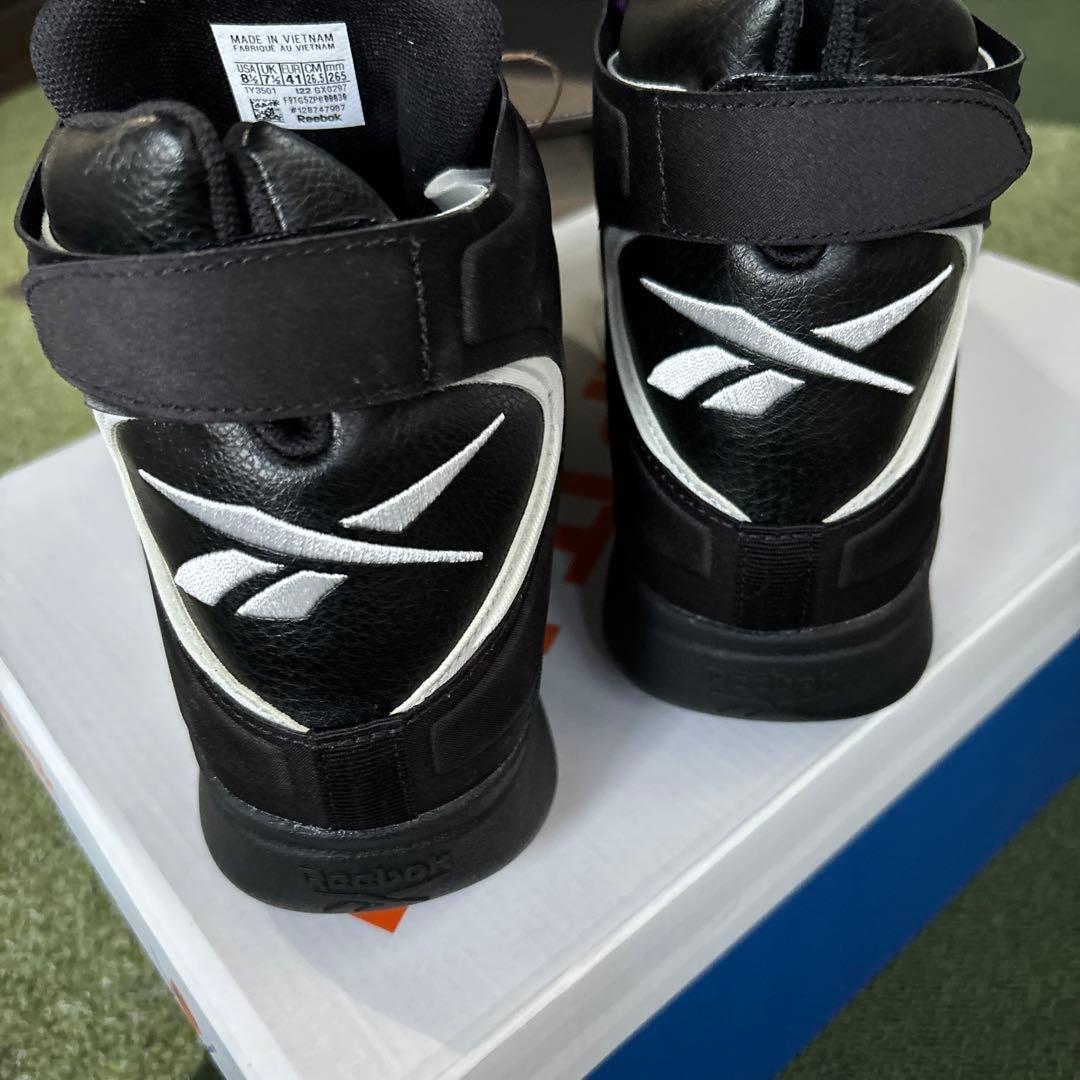 最終値下げReebokインスタポンプヒューリーゾーン 紫×黒