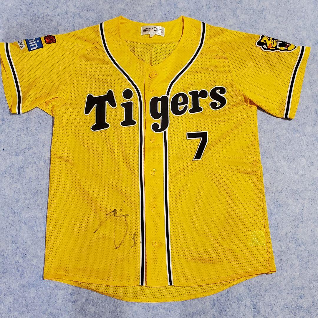 【希少品】阪神タイガース ユニフォーム 7 糸井 ミズノ サイズM-L 応援歌