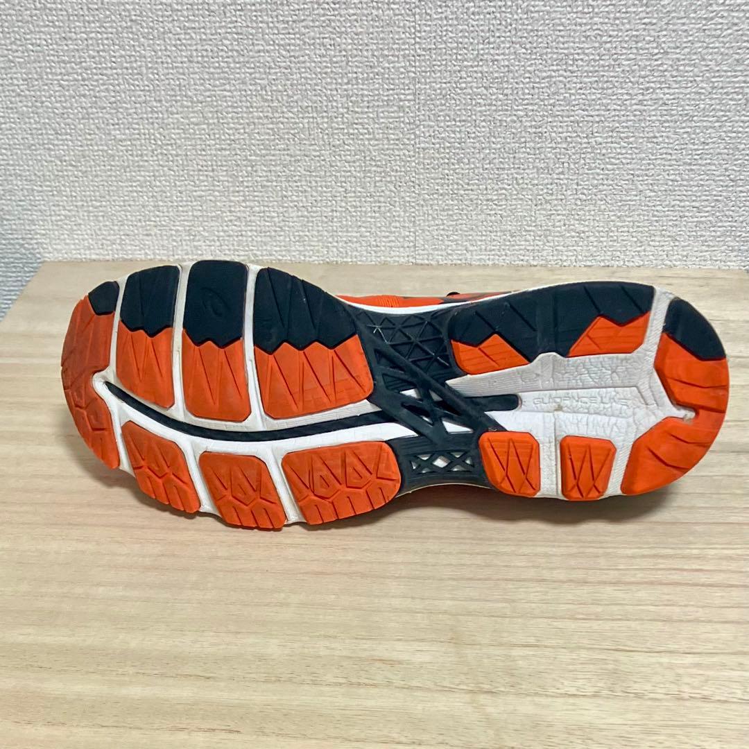 美品 アシックス ASICS ゲルカヤノ オレンジ 27cm