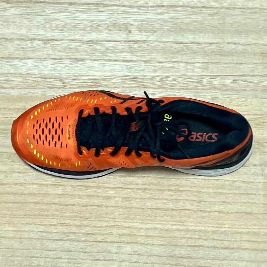 美品 アシックス ASICS ゲルカヤノ オレンジ 27cm
