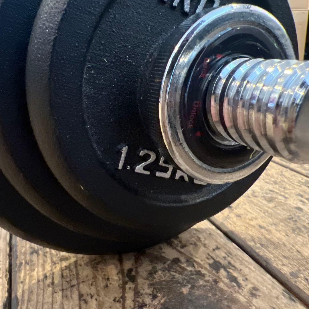 ①アイロテック ダンベル 17.5kg 筋トレ バーベル