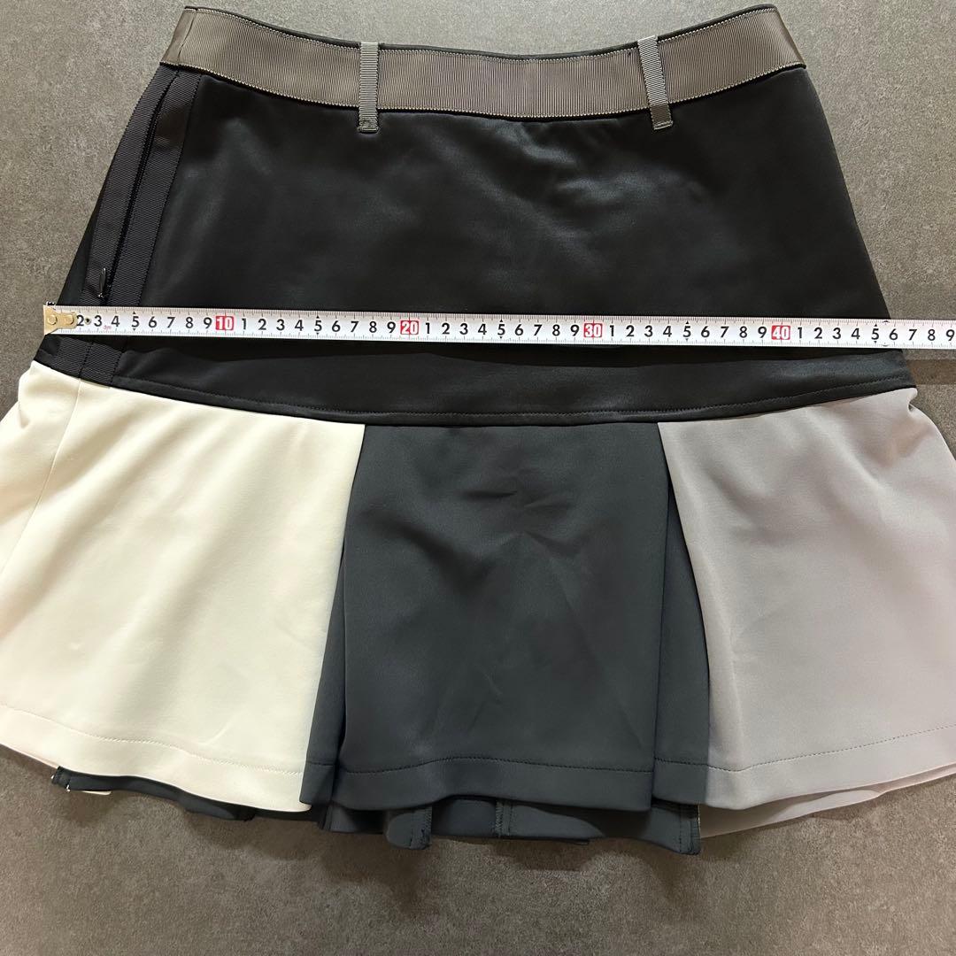 LANVIN SPORT ランバンスポール カラーブロックスカート サイズ38