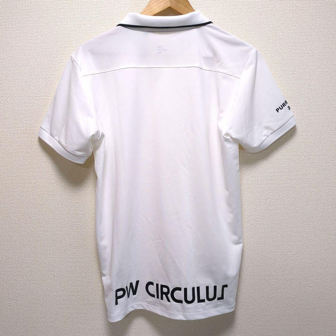 PW CIRCULUS ピーダブリュー サーキュラス 半袖ポロシャツ 白 M