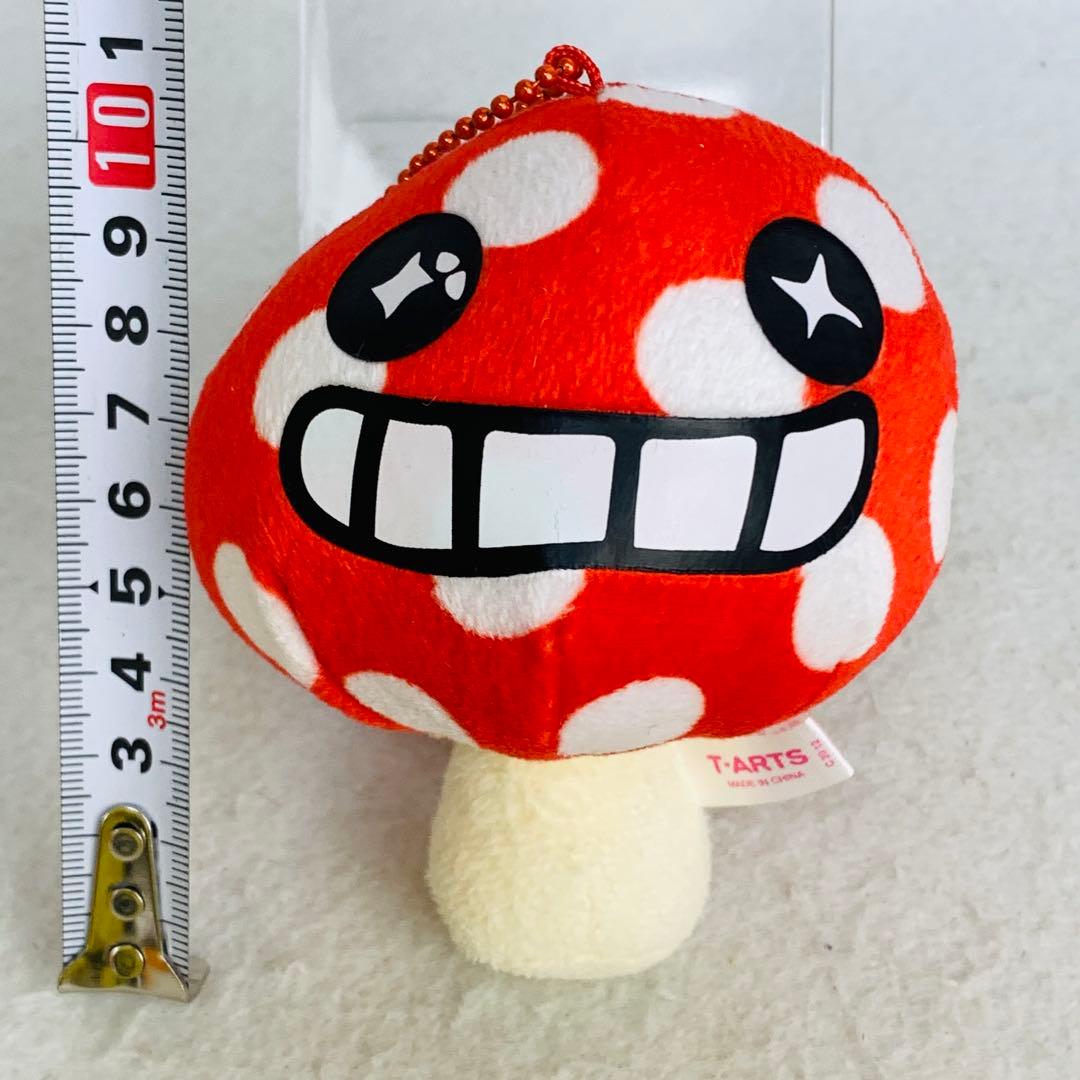 超希少　激レア　らんにょこ　ボールチェーン　マスコット　ぬいぐるみ　きのこ　水玉