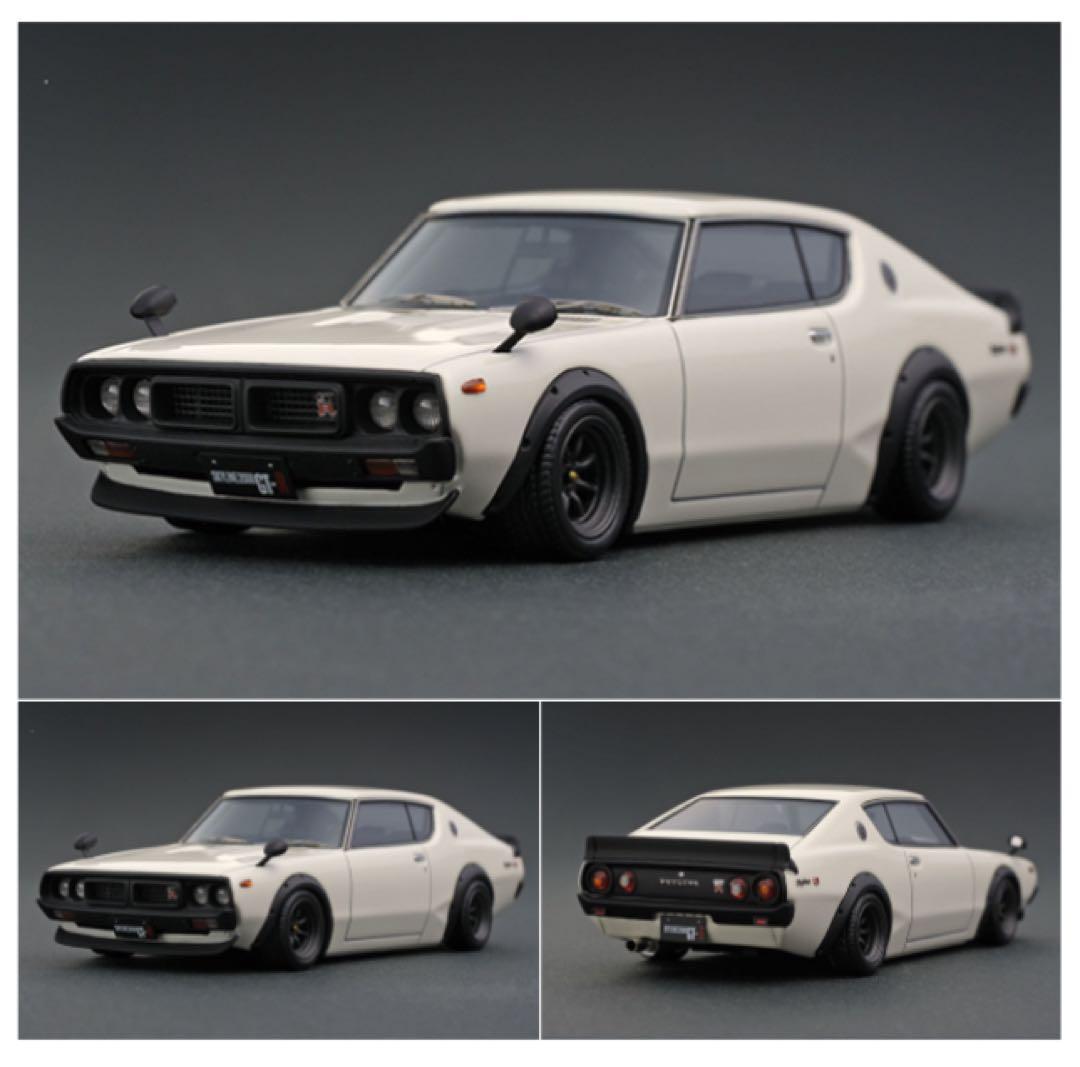 イグニッションモデル　1/43 スカイラインGT-R KPGC110 ホワイト