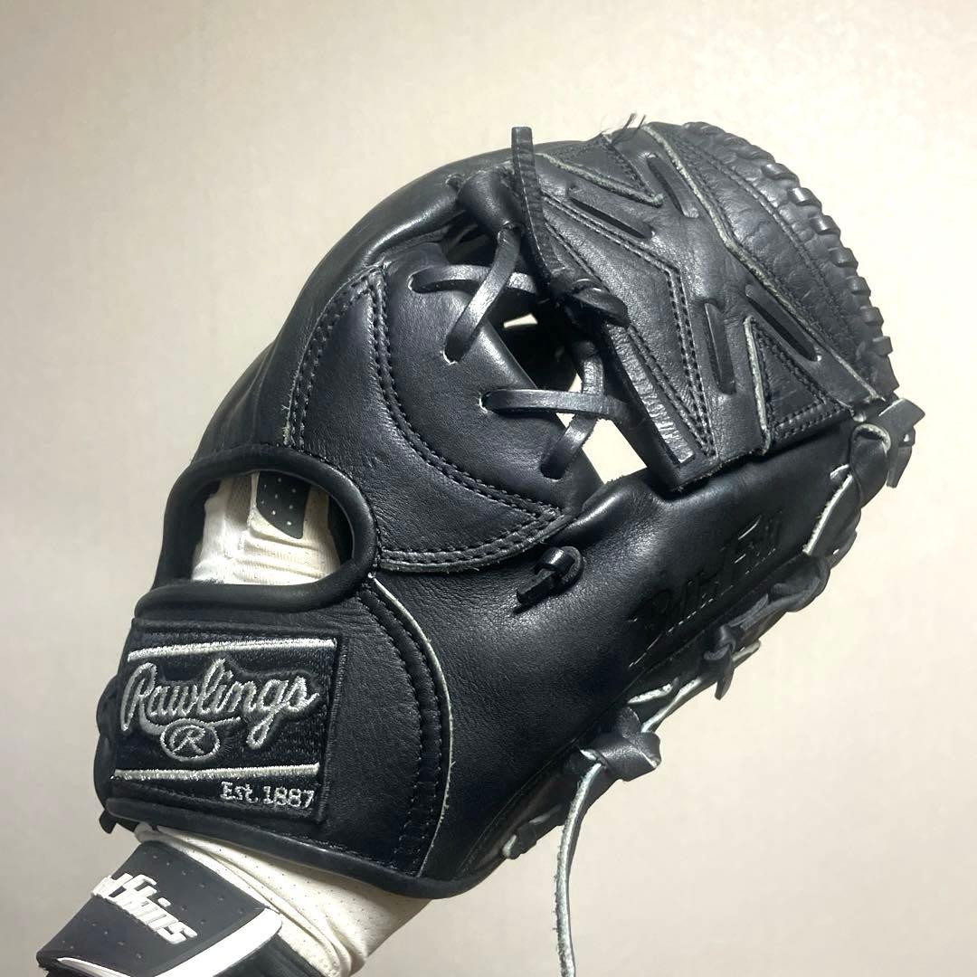 【美品】Rawlings軟式 内野手用 Bolder Field ブラック