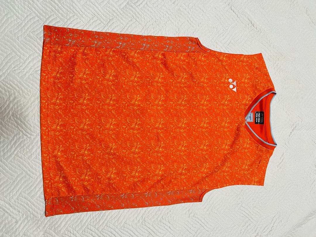 YONEX 吸汗速乾 オレンジ Lサイズ スポーツウェア