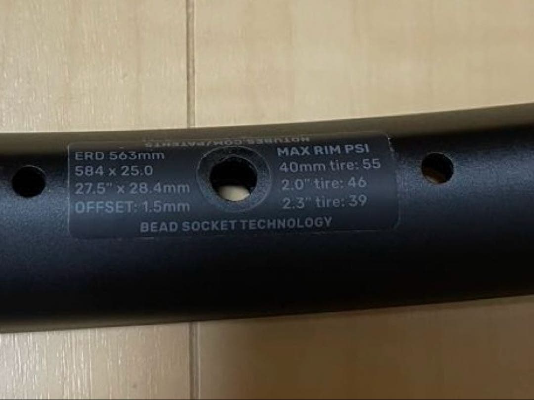 2本組 Stan’s MK4 Crestアルミリム27.5 28H 内幅25mm