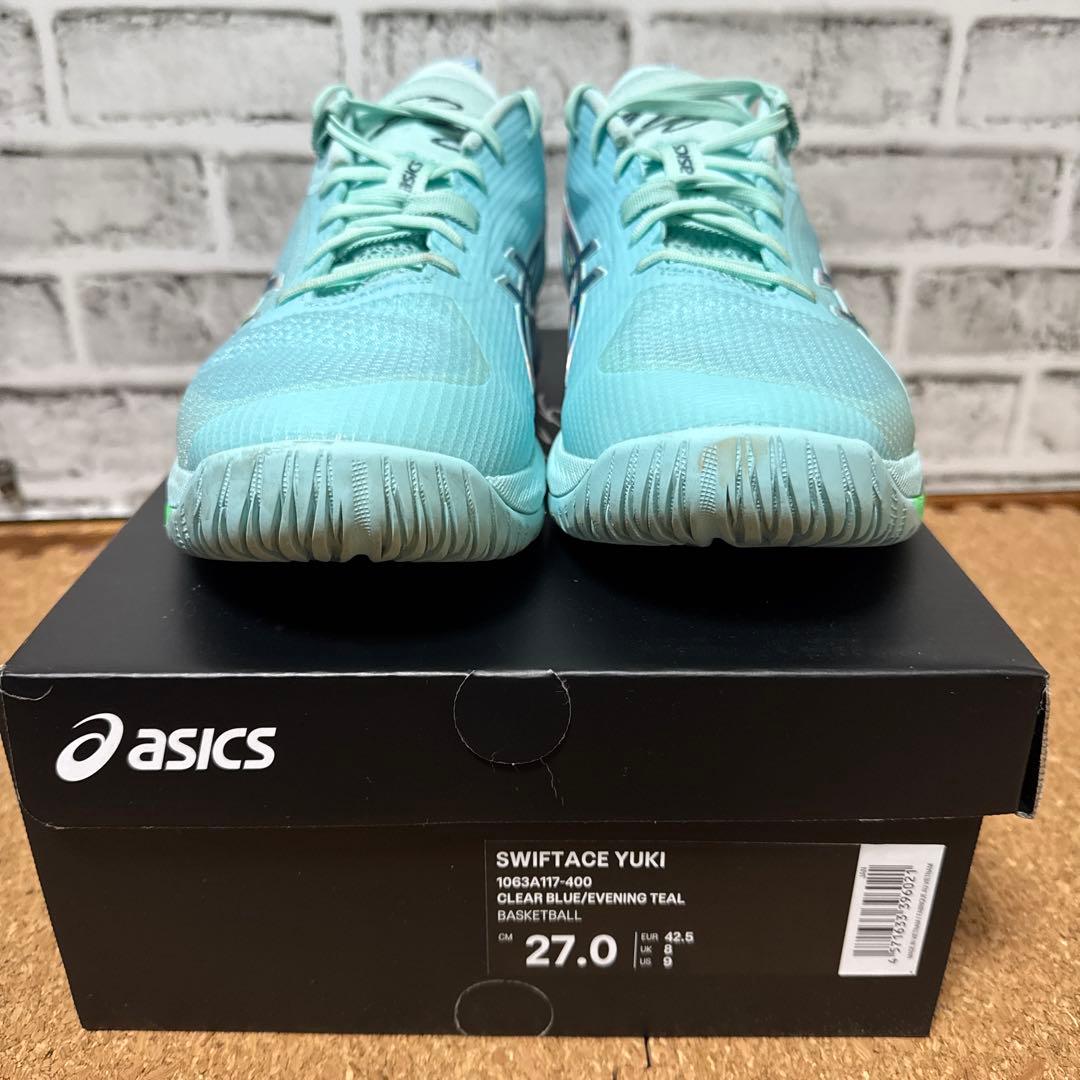 ASICS SWIFTAGE YUKI 27.0cm クリアミントブルー
