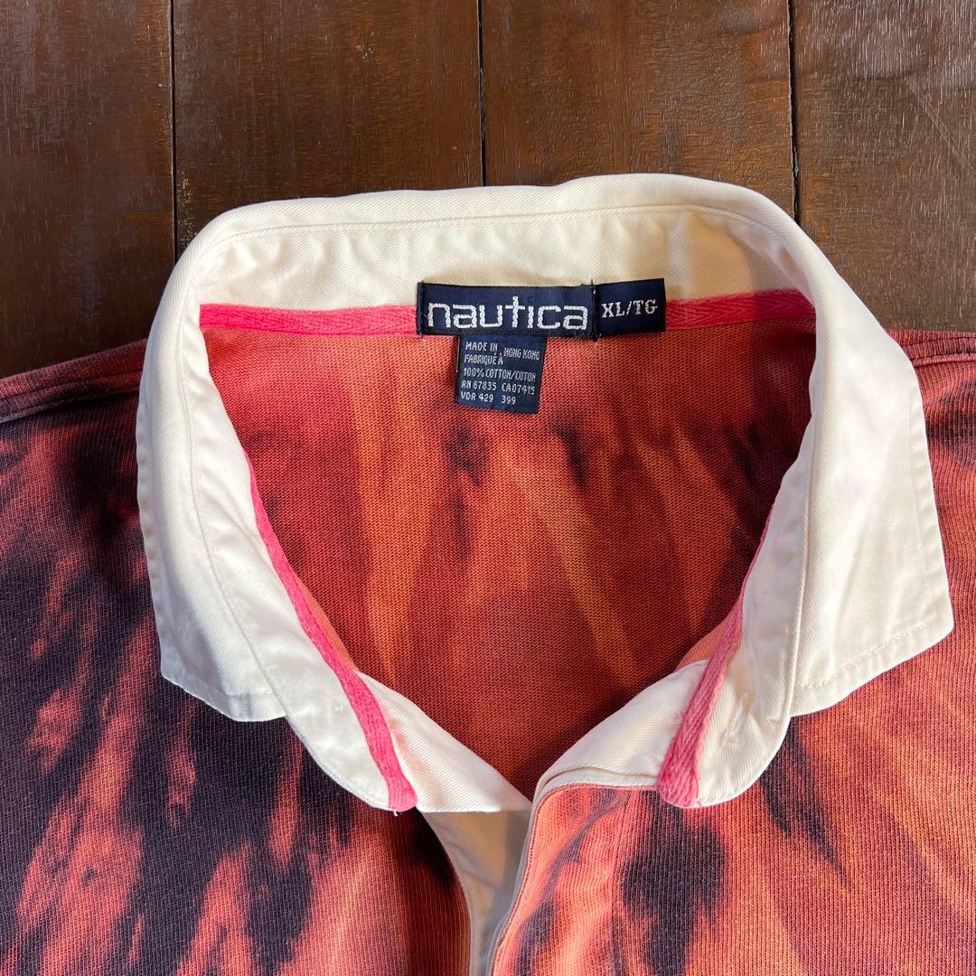 一点物！！【nautica ノーティカ】ヴィンテージタイダイラガーシャツ y2k