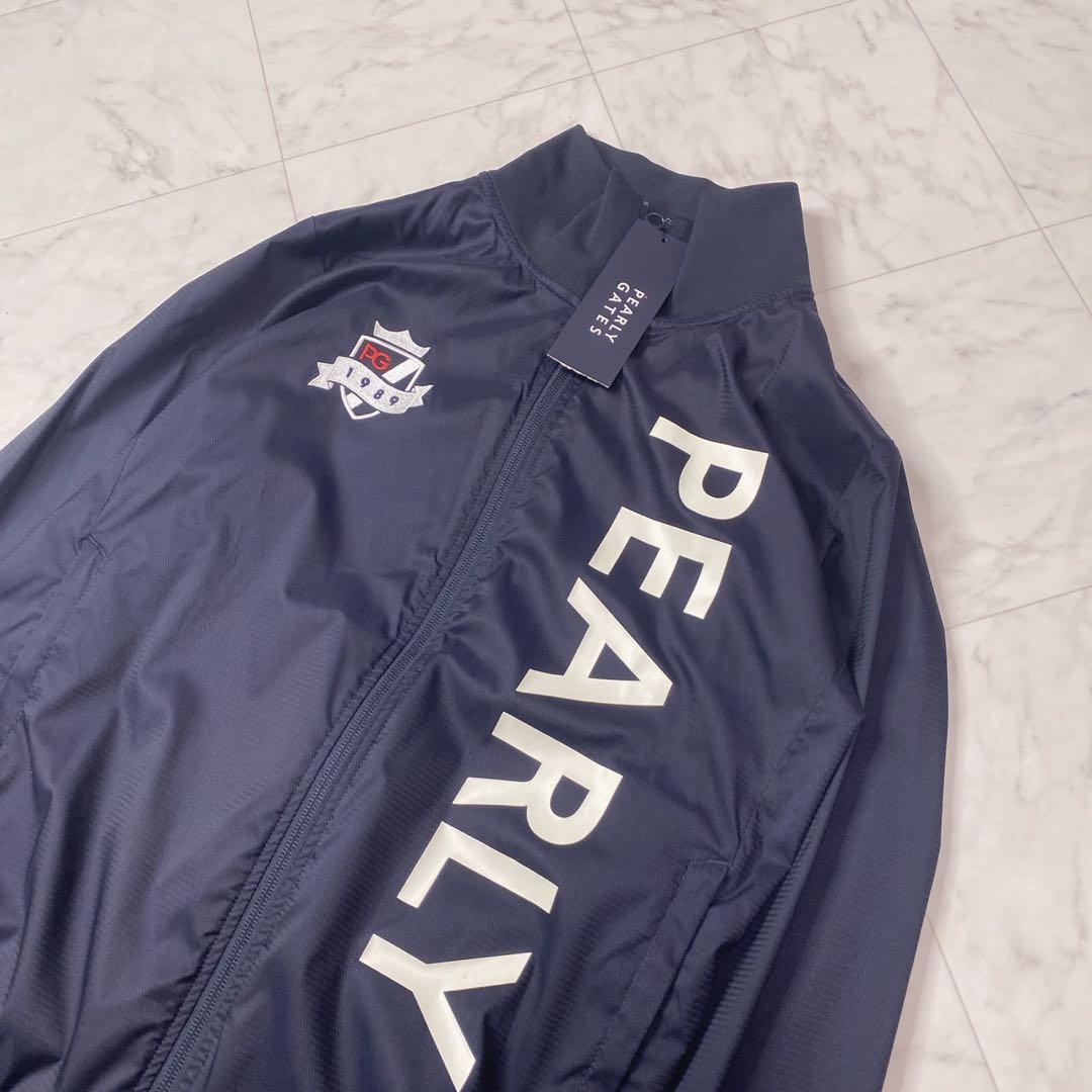 新品✨PEARLY GATES ネイビー　ジップアップジャケット　ゴルフウェア