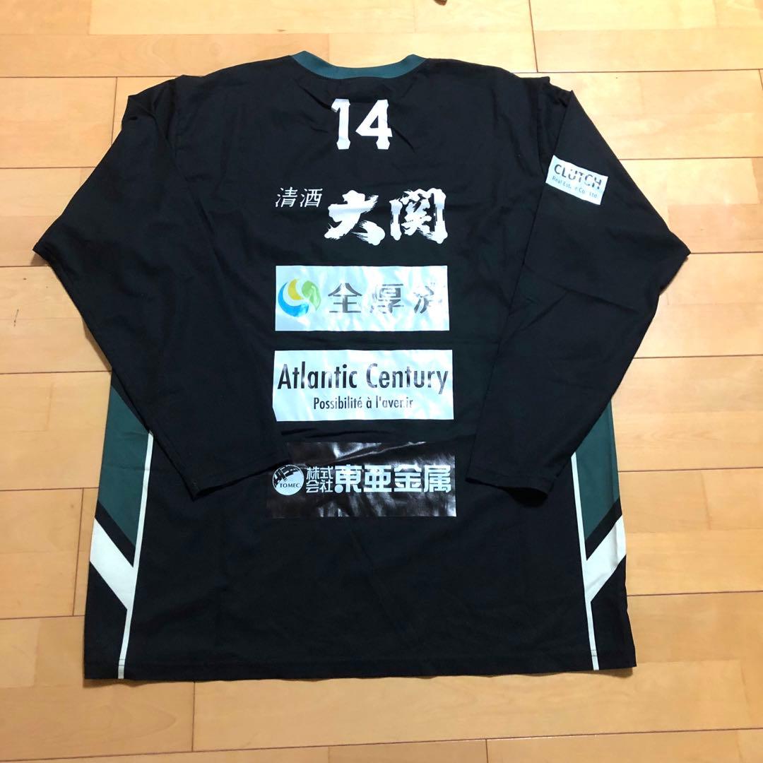Bリーグ 神戸ストークス 選手実使用 シューティングシャツ 西宮ストークス