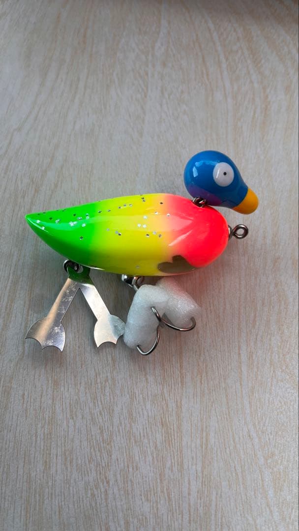 柏木xストックルアーズ マガモくん トップウォータールアー