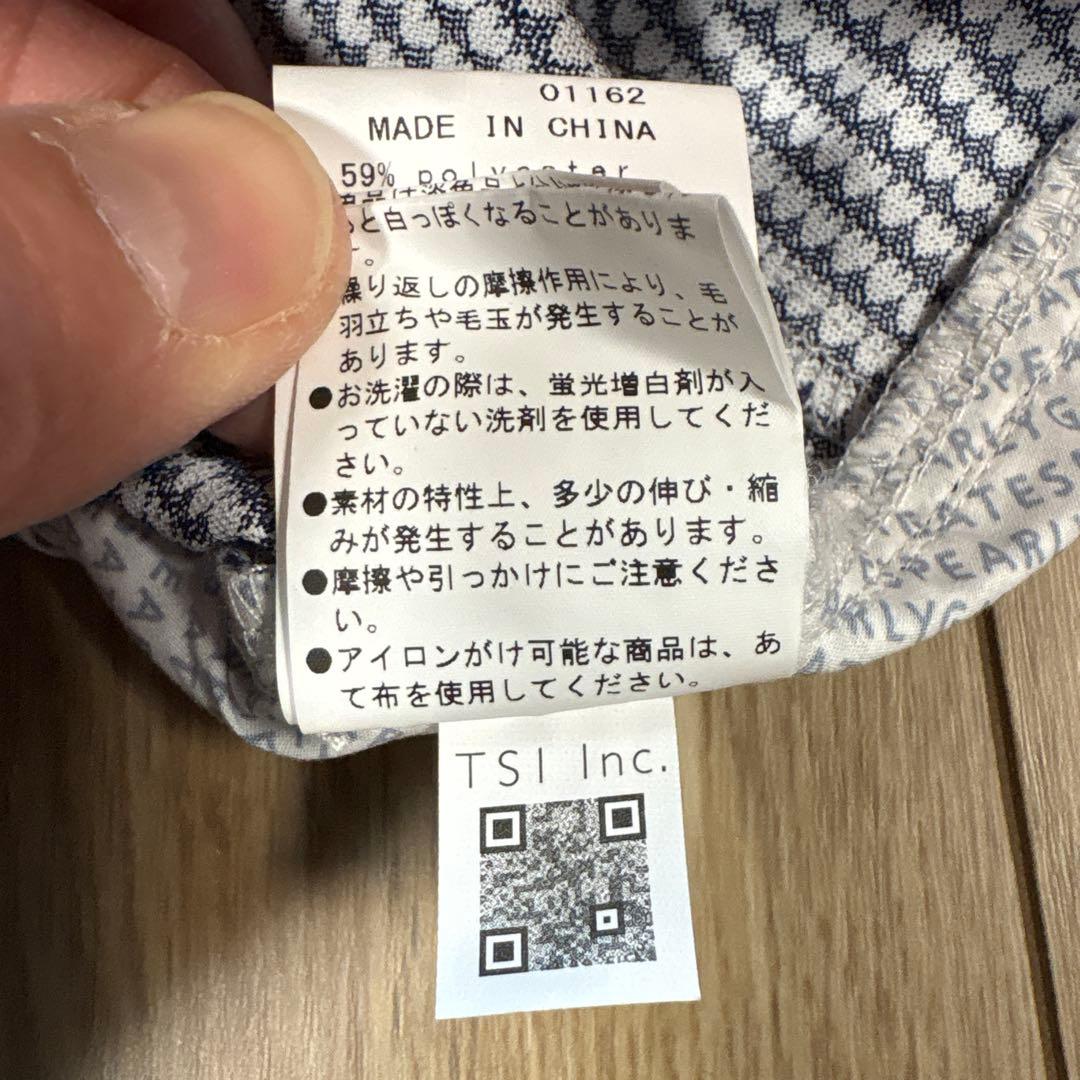 パーリーゲイツ ショートパンツ 白黒（ハート）パターン