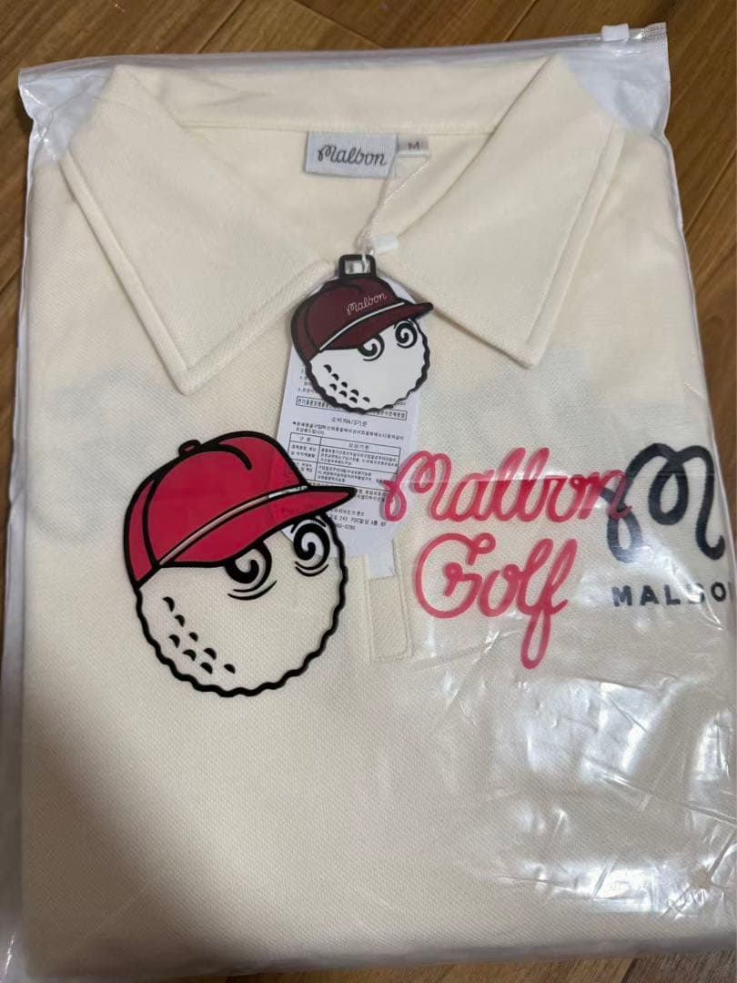 即日発送新品ゴルフ MALBON GOLF 長袖ハーフジップスウェット M