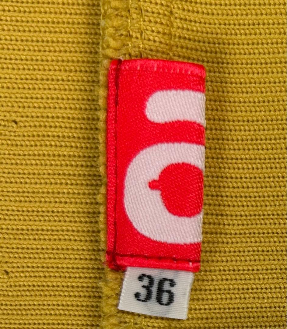 archivio（アルチビオ） ストライプ柄 スカート イエロー×ホワイト 36