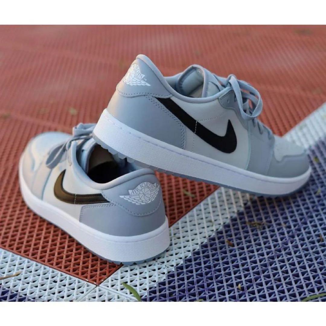 NIKE エアジョーダン 1 LOW G ウルフグレー