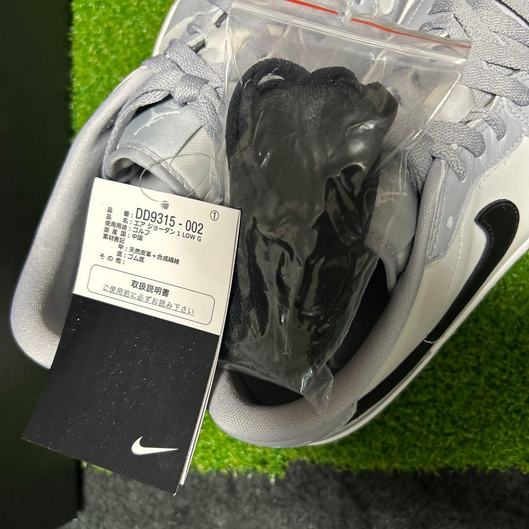 NIKE エアジョーダン 1 LOW G ウルフグレー