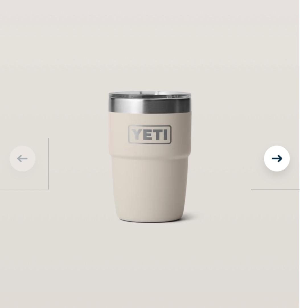 新品 YETI RAMBLER 8oz CUP 最新色【CAPE TAUPE】