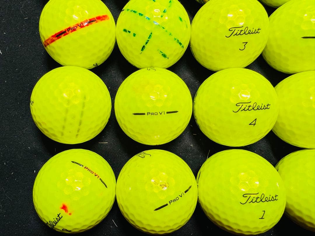 最新 タイトリスト PRO V1 2025年モデル 30個　　イエロー