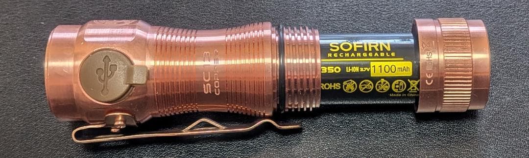 Sofirn SC13 Copper（電池付き）