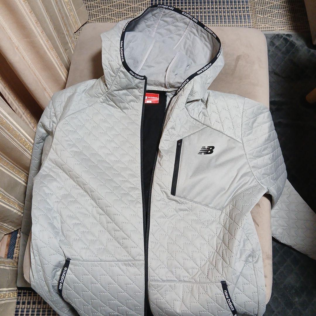 New Balance グレー キルティングジャケット 美品