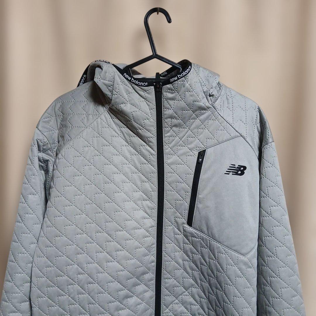 New Balance グレー キルティングジャケット 美品