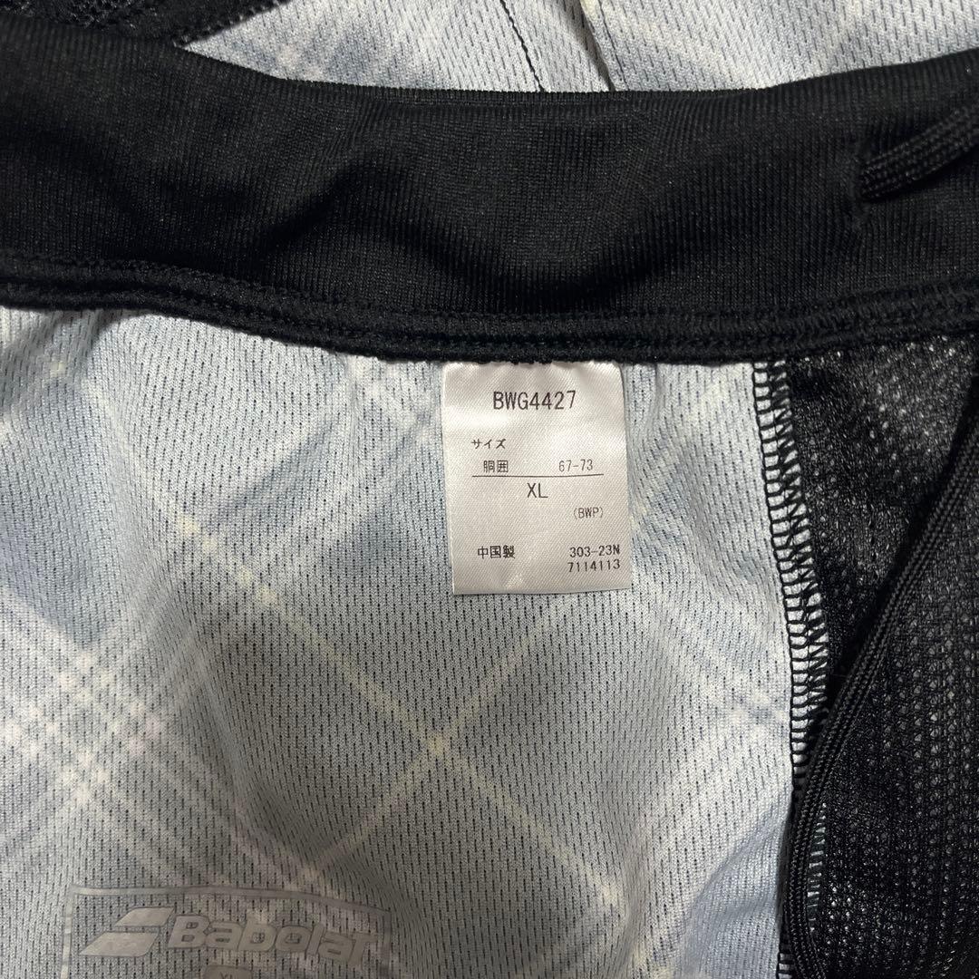 【美品】バボラ　テニスウェア　セットアップ　ブラック（レディースXL）