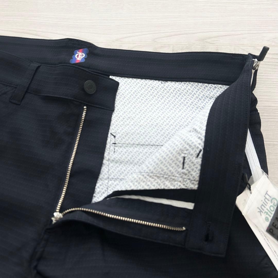 新品　パーリーゲイツ　パンツ　ストレッチ　ネイビー　春夏用　サイズ7