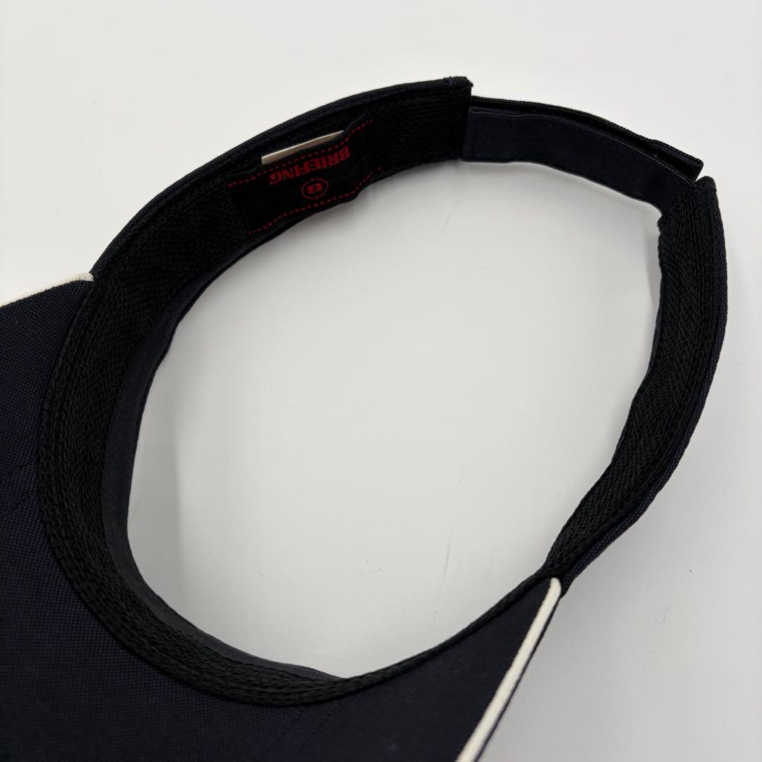 【BRIEFING】ブリーフィング ゴルフ サンバイザー ロゴ 国旗 刺繍　帽子