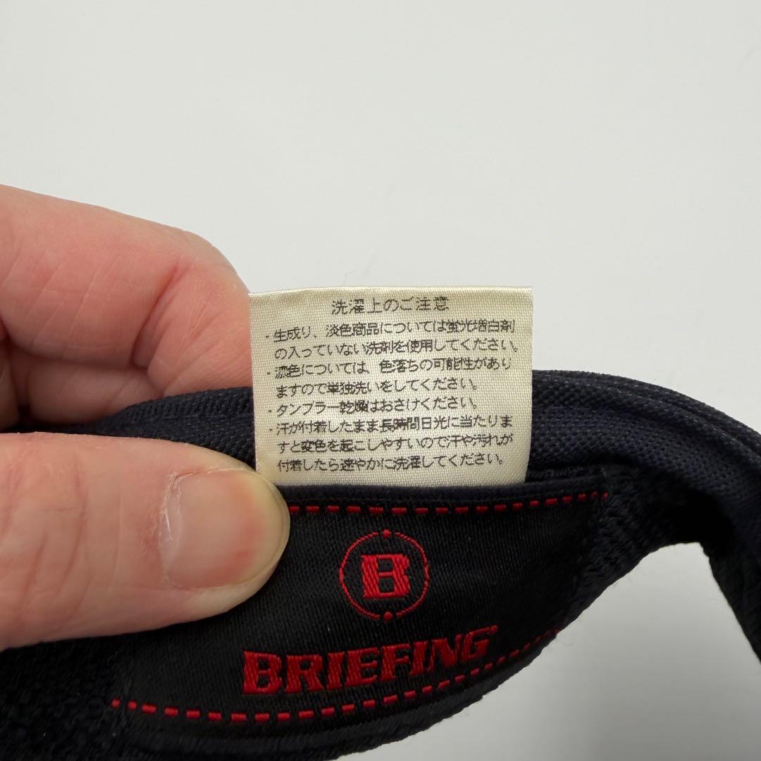 【BRIEFING】ブリーフィング ゴルフ サンバイザー ロゴ 国旗 刺繍　帽子