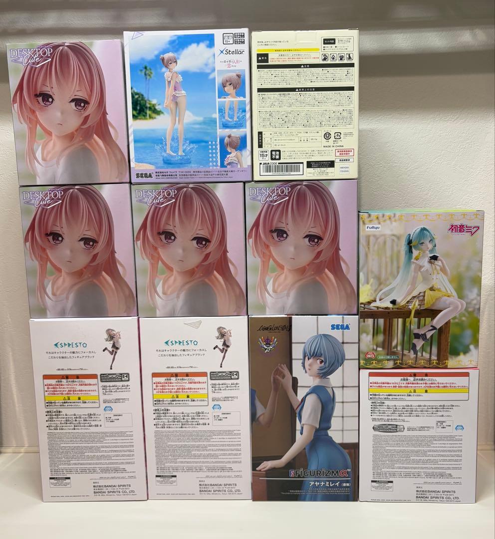 美少女フィギュア まとめ売り 乾紗寿叶 篠澤広 初音ミク 綾波レイ まどマギ