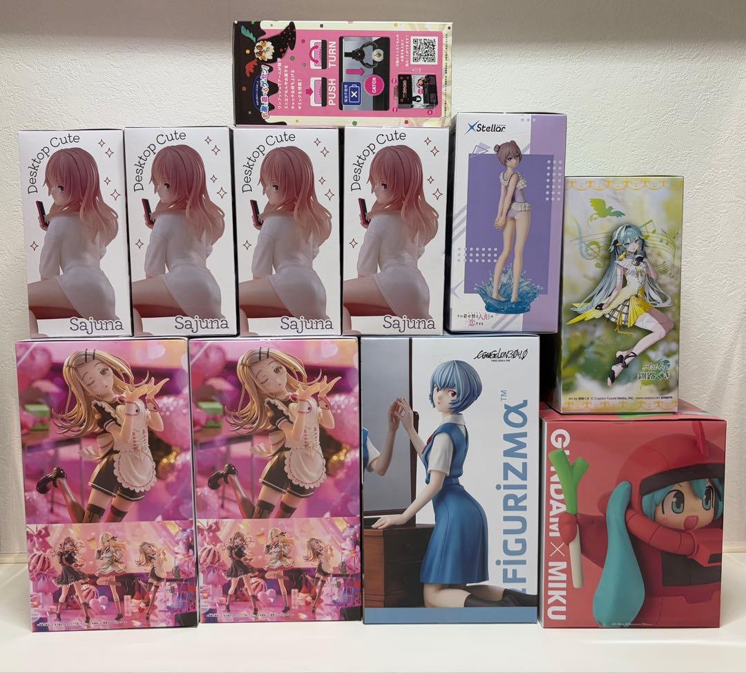 美少女フィギュア まとめ売り 乾紗寿叶 篠澤広 初音ミク 綾波レイ まどマギ