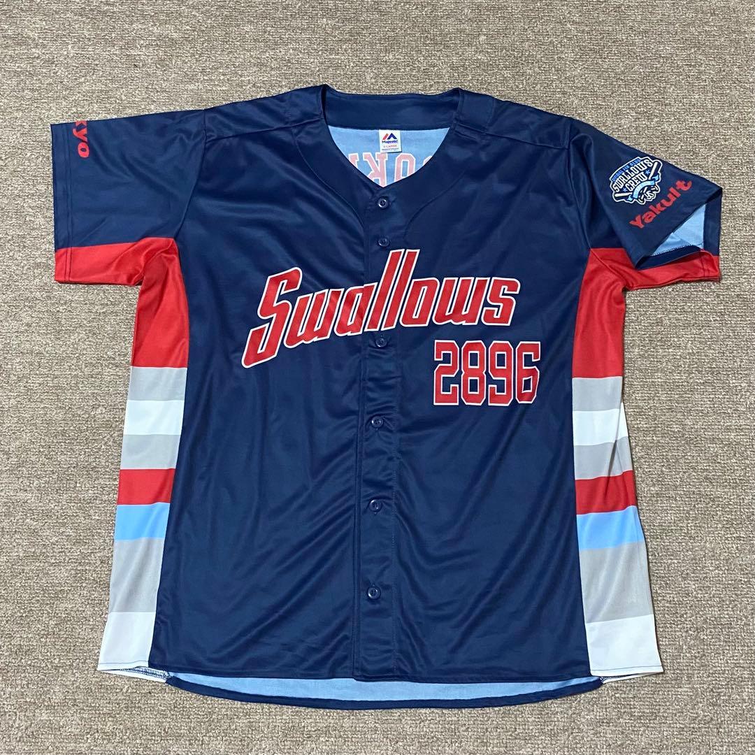 未使用　東京ヤクルトスワローズ　2021　CREWユニフォーム　つば九郎　XL