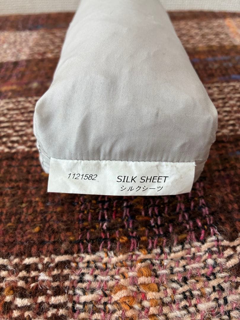 モンベル シルク インナーシーツ ライトグレー 軽量