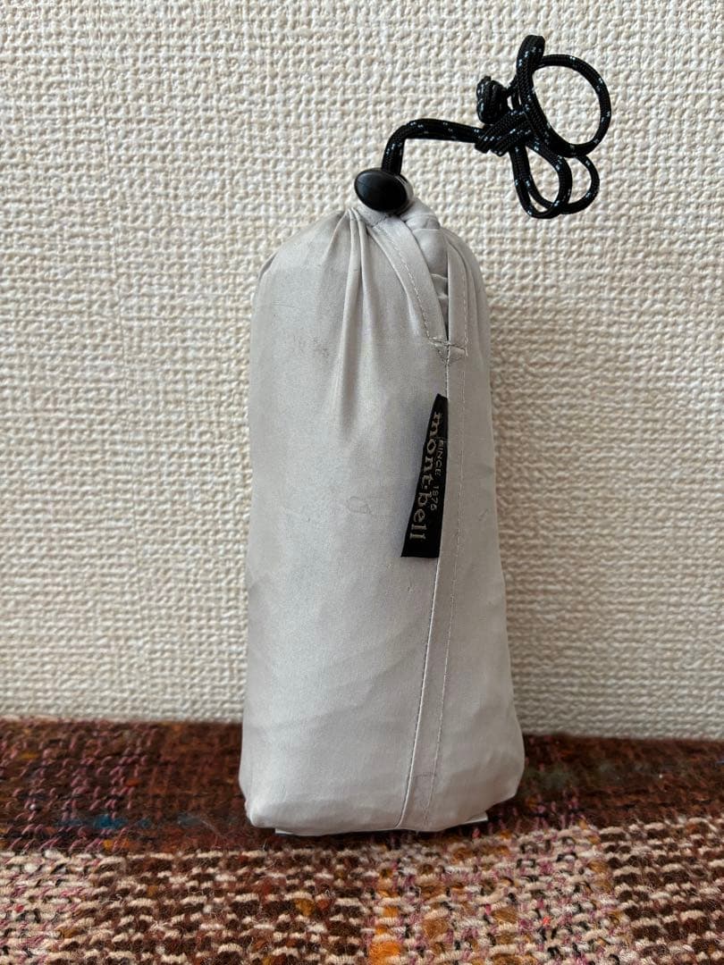 モンベル シルク インナーシーツ ライトグレー 軽量