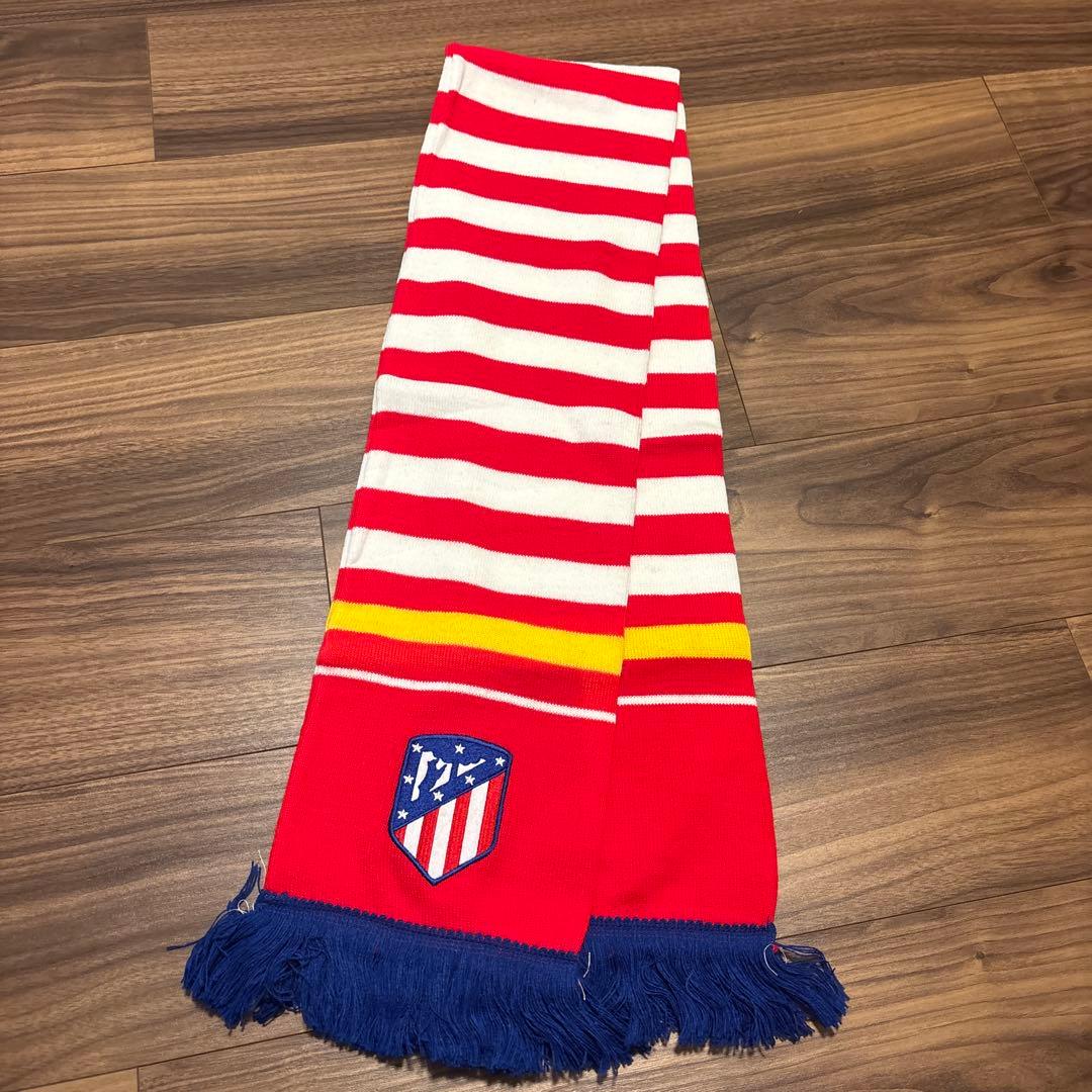 【美品】現地購入　海外　サッカー　マフラー　タオル　バルセロナ　マドリード