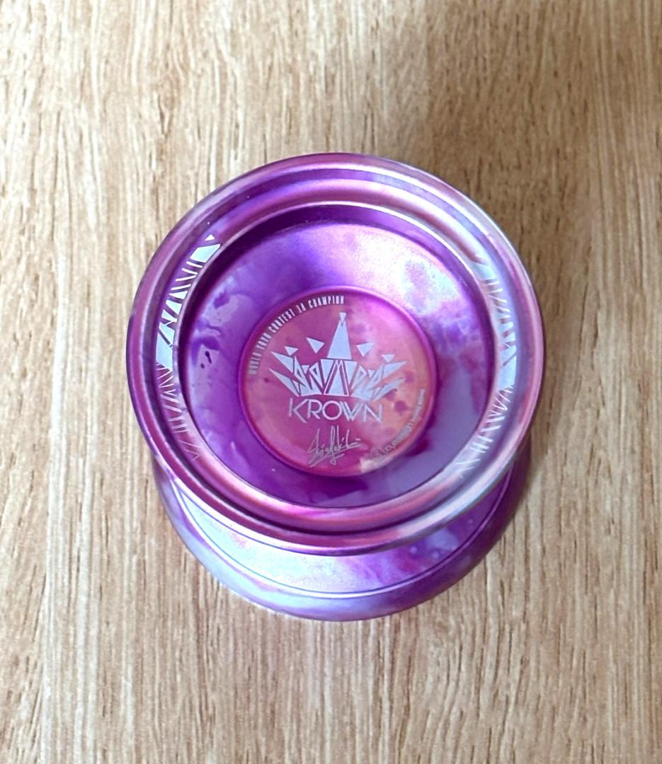 C3yoyodesign クラウン ライトパープル×シルバースプラッシュ