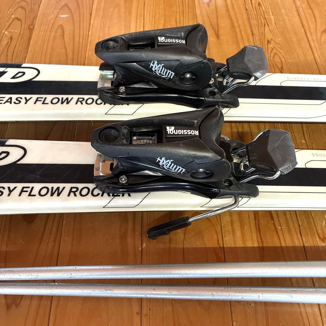 スキー板約153㎝、ストック約120㎝、スキー靴28〜28.5㎝セット
