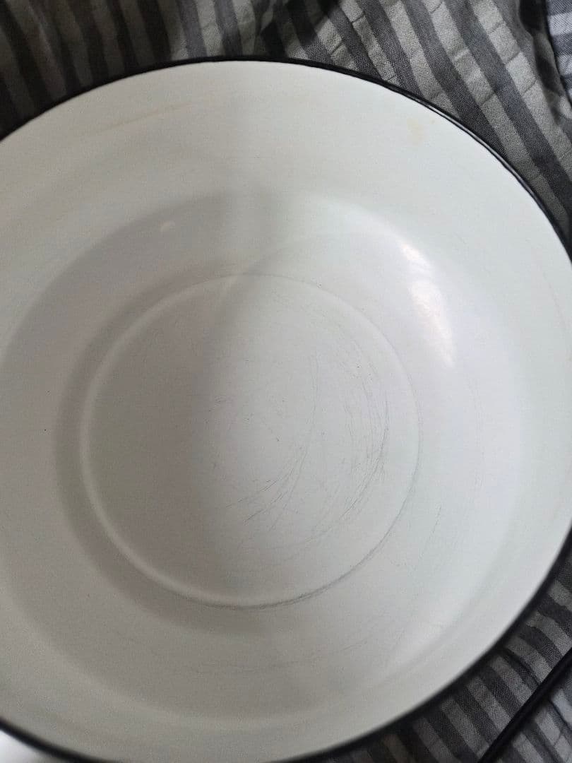 ダンスク　DANSK 片手鍋　ホーロー鍋　　　　　ホワイト　18cm