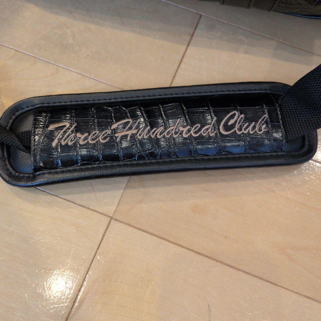 名門Three Hundred Club クロコダイル風ボストンバッグ