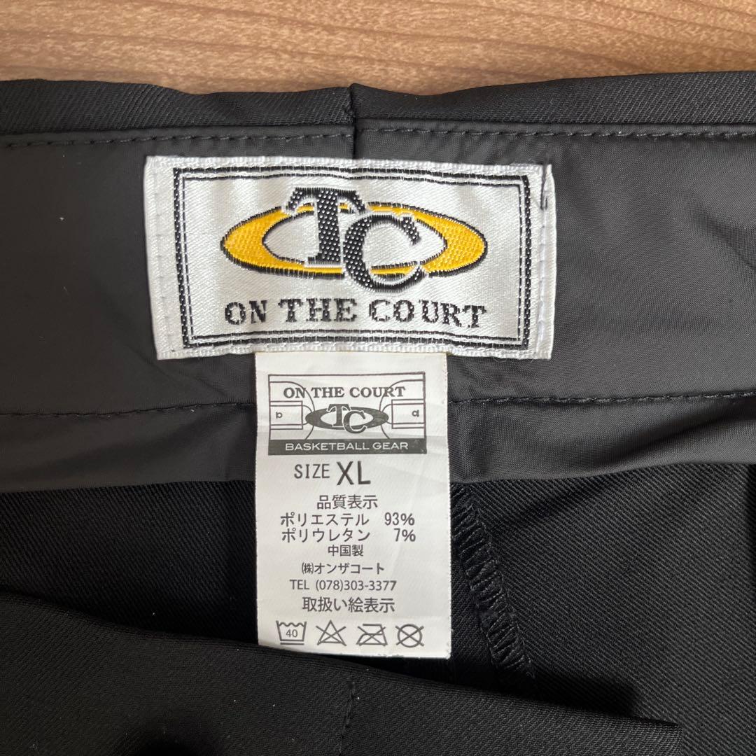 オンザコート ONTHECOURT レフリーパンツ ベルトレスタイプ XL