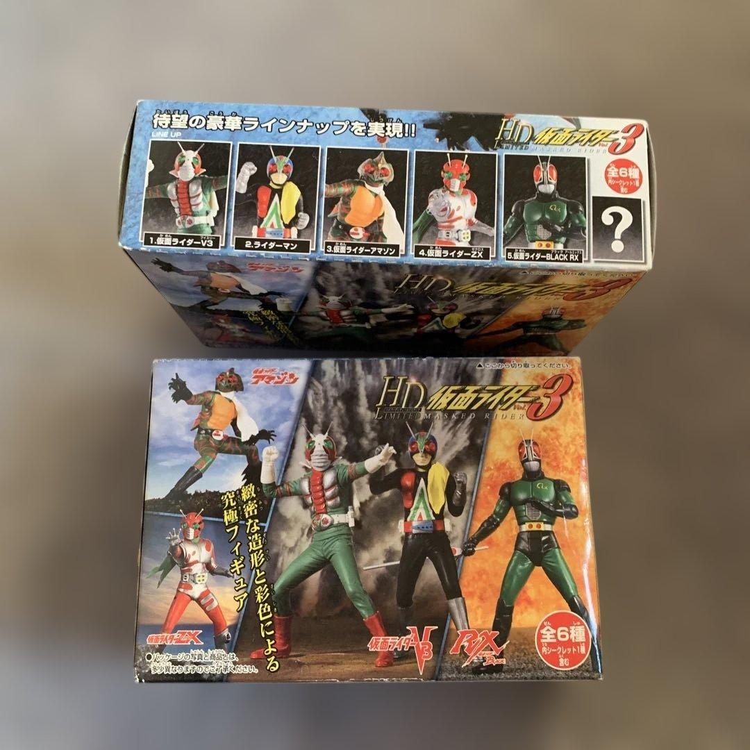 【未開封品】HD 仮面ライダー3 フィギュア 全6種