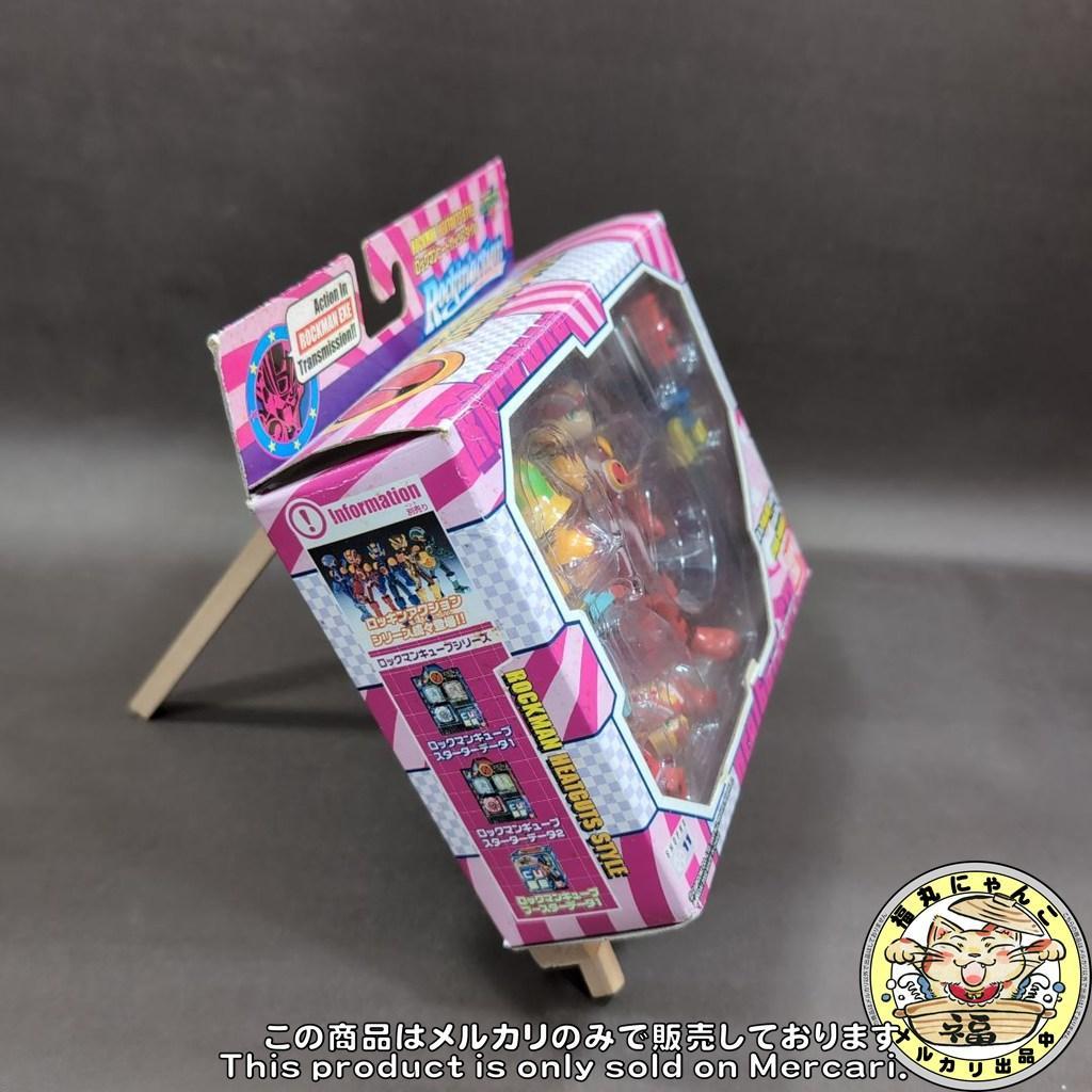 ロックマンエグゼ ロッキンアクション ヒートガッツスタイル フィギュア バンダイ