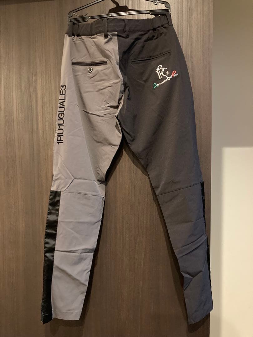 1piu1uguale3 ADP ZIP SLACKS BLACK サイズM